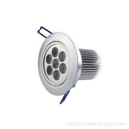 Aluminum Recessed LED Ceiling Downlights AC 85-265V , 7 x 1